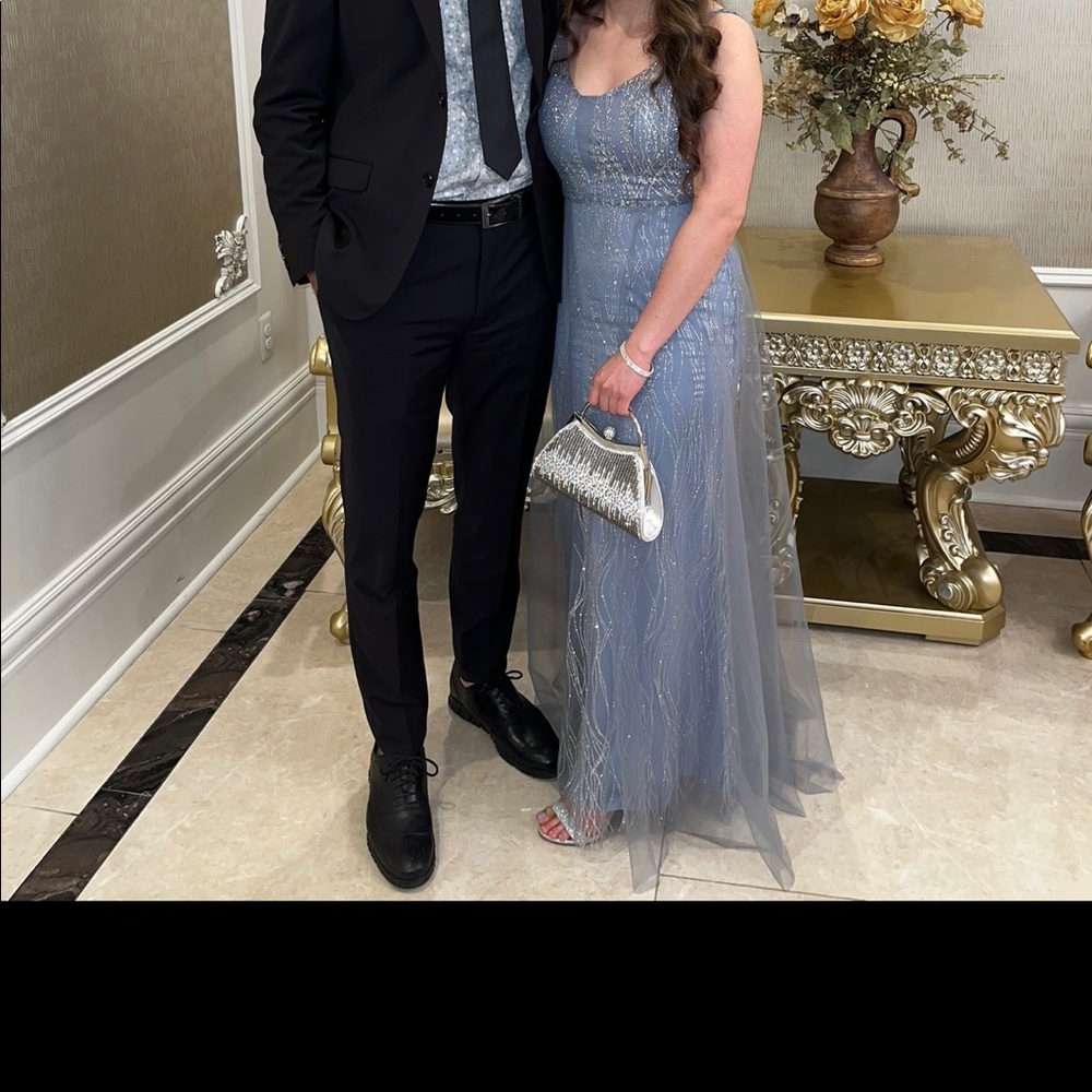 City Studio Blue Maxi Dress